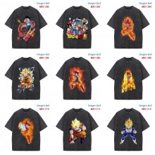 Dragon Ball anime short sleeve wash water worn-out...