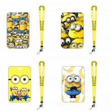 Despicable Me anime ID cards holders cases lanyard...