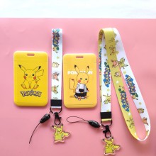 Pokemon Pikachu anime ID cards holders cases lanya...