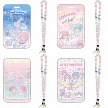 Little twins star anime ID cards holders cases lan...