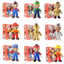 5inches Super Mario Bros Mario Luigi Yoshi anime figure