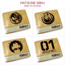 Hatsune Miku anime wallet purse