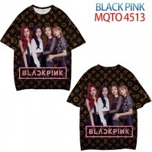 Black Pink star t-shirt t shirts
