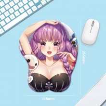 One Piece anime 3D silicon mouse pad