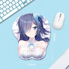 The sexy anime girl 3D silicon mouse pad