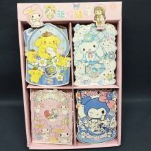 Sanrio Melody kitty Cinnamoroll Kuromi anime stickers(24pcs a set)