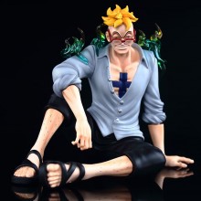 One Piece Marco sitting anime figure