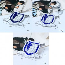 Attack on Titan anime key chain/necklace/pin