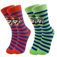 Super Mario anime long socks a pair