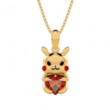 Pokemon Pikachu anime necklace earrings
