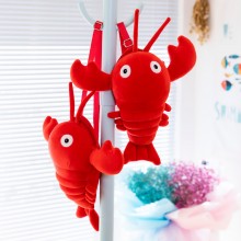 Lobster plush doll backpack bag