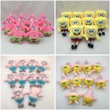 5inches Spongebob Patrick Star anime plush dolls s...