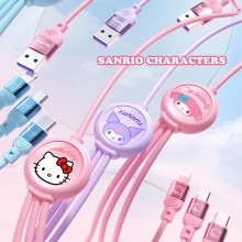 Sanrio Melody kitty Cinnamoroll Kuromi 3 In 1 USB ...