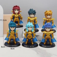 Saint Seiya anime figures set(6pcs a set)(OPP bag)