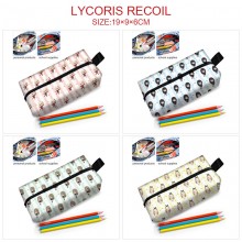 Lycoris Recoil anime zipper pen bag pencil case co...
