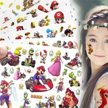 Super Mario anime waterproof tattoo stickers(price...