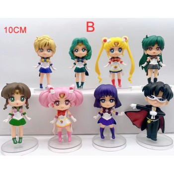 Sailor Moon anime figures set(8pcs a set)(OPP bag)
