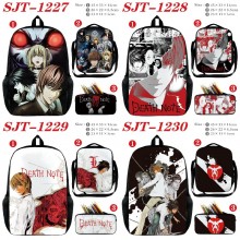 Death Note anime nylon backpack bag shoulder penci...