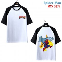 Spider Man raglan sleeve cotton t-shirt t shirts