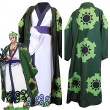 One Piece Zoro cosplay kimono cloak cloth