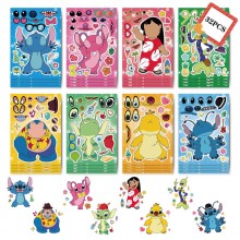 Stitch anime stickers set(16pcs a set)