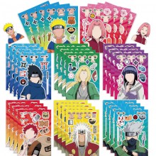Naruto anime stickers set(16pcs a set)