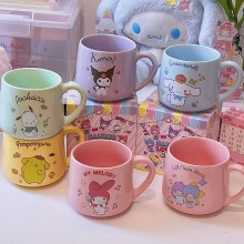 Melody kitty Cinnamoroll Kuromi Pochacco cup mug