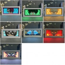 My Hero Academia anime 3D LED light box RGB remote...