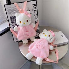 Hello Kitty anime plush backpack bag