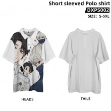 Jujutsu Kaisen anime short sleeved polo t-shirt t ...