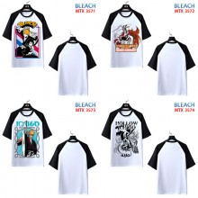 Bleach anime raglan sleeve cotton t-shirt t shirts