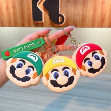 Super Mario anime mini key chain wallet