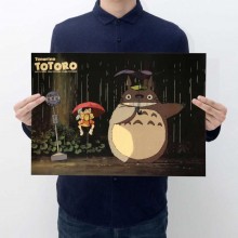 Totoro anime retro posters