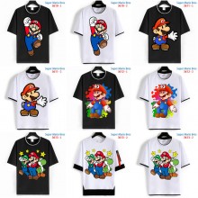 Super Mario anime cotton t-shirt t shirts
