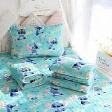 Melody Kuromi Stitch flannel blanket quilt
