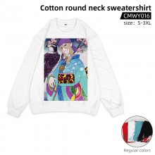Mononoke anime cotton round neck sweatershirt hood...