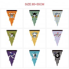 One Piece anime triangle pennant flags 85CM