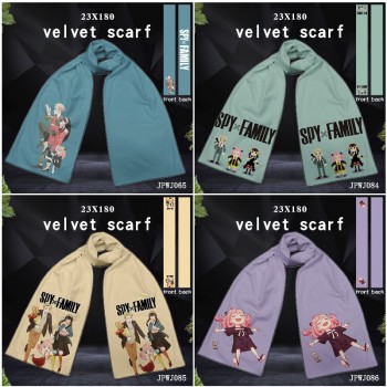 SPY x FAMILY anime velvet scarf