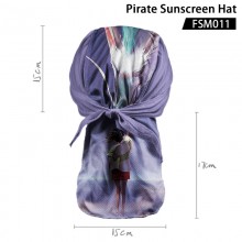 Spirited Away anime Hip-hop Sports Pirate Sunscreen Hat