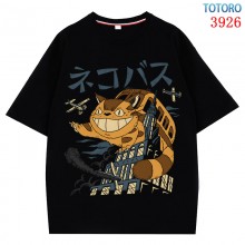 Totoro anime 230g direct injection short sleeve co...