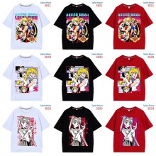 Sailor Moon anime 230g direct injection short sleeve cotton t-shirt