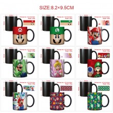 Super Mario anime color changing mug cup 400ml