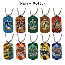 Harry Potter dog tag military army necklace