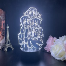 I'm Now Your Sister 3D 7 Color Lamp Touch Lampe Nightlight+USB