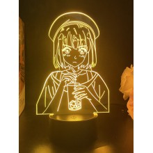 How to Raise a Boring Girlfriend 3D 7 Color Lamp Touch Lampe Nightlight+USB