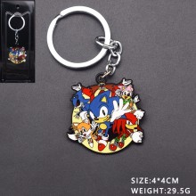 Sonic the Hedgehog key chain necklace