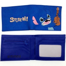 Stitch anime PVC silicone wallet
