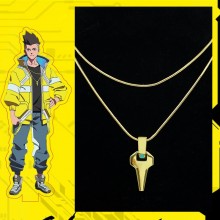 Cyberpunk anime necklace