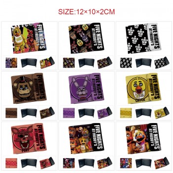 Five Nights at Freddy's snap wallet buckle purse