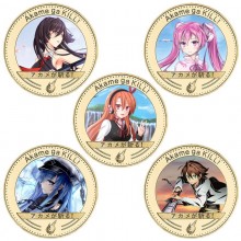 Akame ga KILL Commemorative Coin Collect Badge Luc...